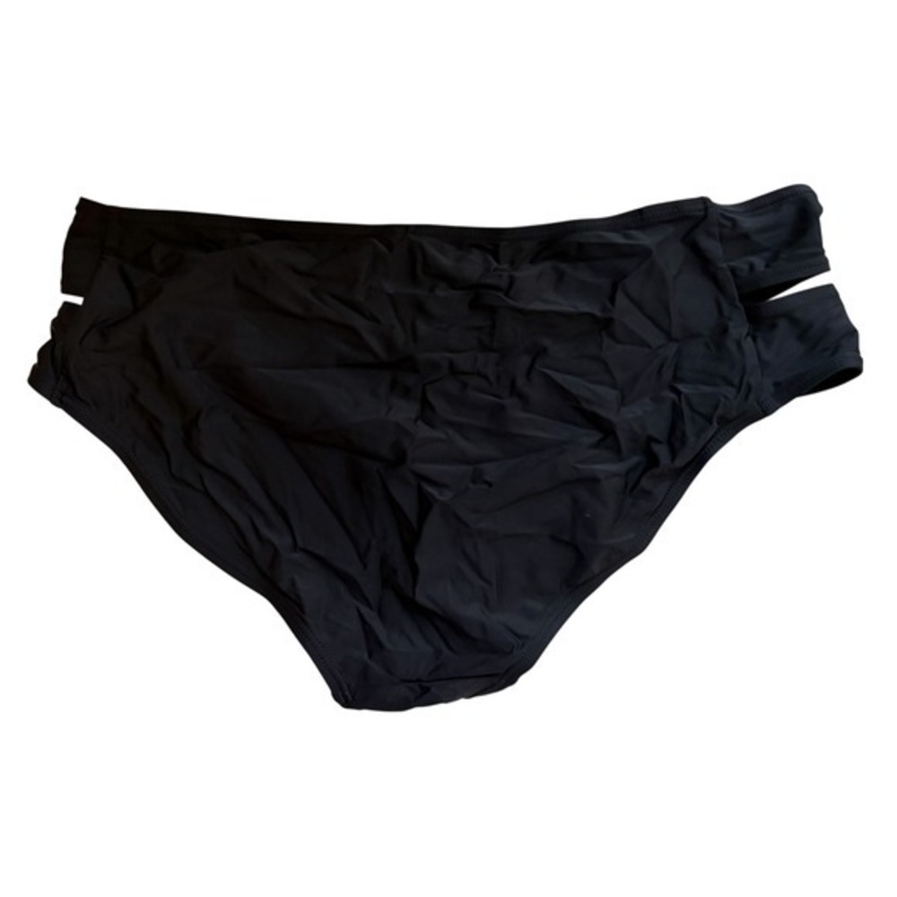 NEW Cupshe Blue Tankini Size XXL 2 Piece Set with‎ Black Bottoms Swimwear - Picture 6 of 8